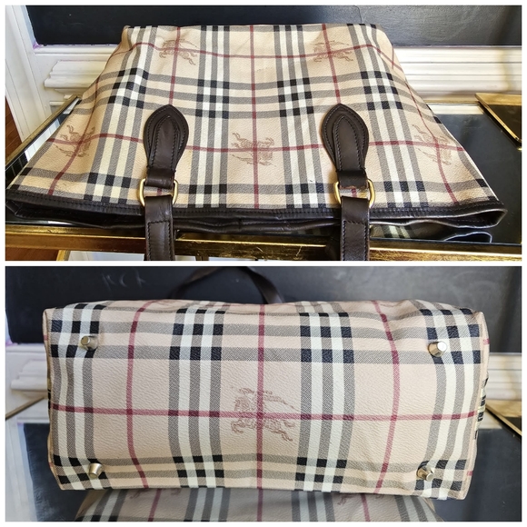 Burberry Medium Haymarket Check Tote - Picture 7 of 11